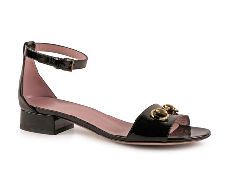 gucci low heel sandal